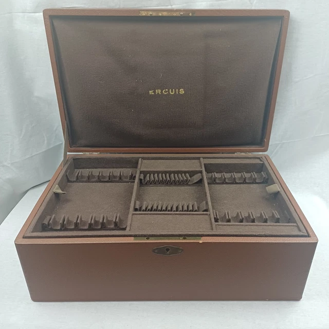 Argentier Coffret Écrin en bois pour Ménagère Christofle