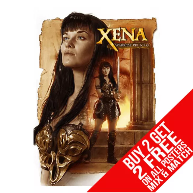 Xena Warrior Princess Bb1 Poster Art Print A4 A3 Size Buy 2 Get Any 2 Free