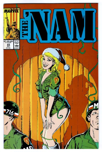 THE 'NAM #23 in NM conditrion a 1988 Marvel war comic   Christmas issue