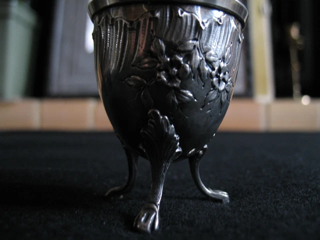 Coquetier Ancien Art Déco En Argent Massif Minerve 1er Titre – Occasion