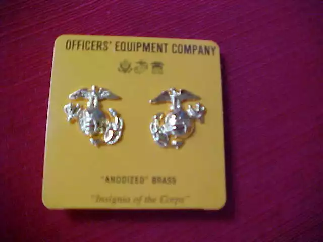 US Marine Corps - Eagle Globe & Anchor for Dress uniform Anodized new in package