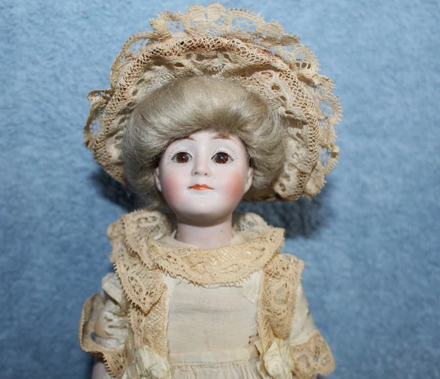 ANTIQUE~10" Doll~German~Porcelain Bisque~All Original~KESTNER GIBSON GIRL~BEAUTY 4
