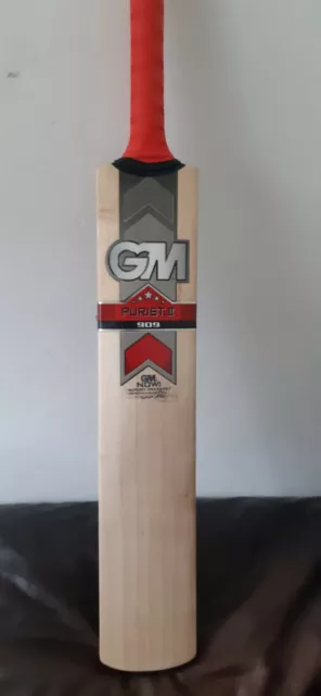 Rare Gunn & Moore Purist II 909 Cricket Bat 2lb 9 1/2oz Minty