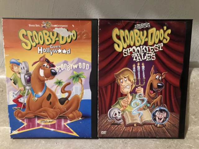 SCOOBY DOO: GOES Hollywood & Spookiest Tales DVD Lot Of 2 Snapcase ...