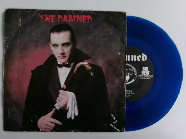 The Damned Love Song Big Beat Ns 75 Punk Dave Vanian Sleeve Blue Vinyl