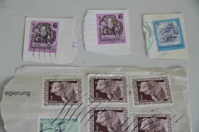 Konvolut Briefmarken Österreich *** gestempelt gelaufen 2