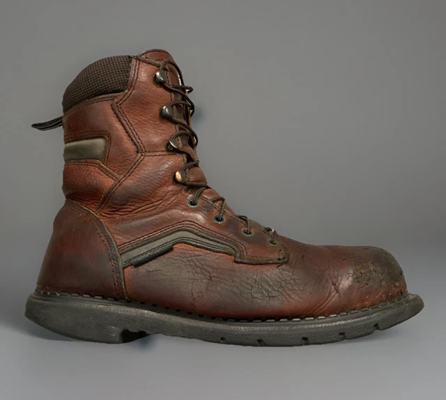RED WING DYNAFORCE 8-Inch Steel Toe Work Boots Mens Size 12 H (2238) £
