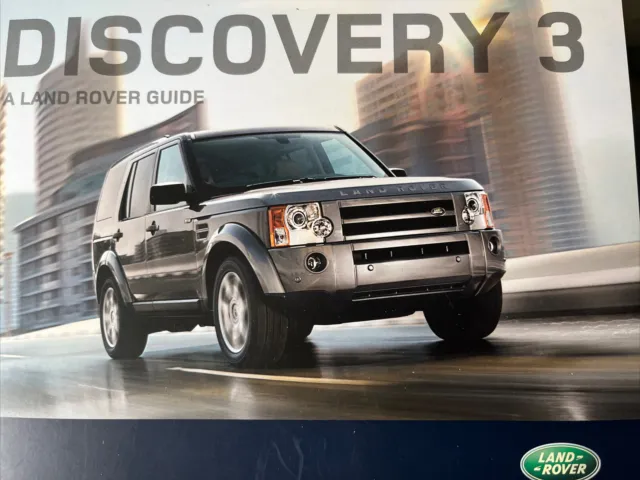 Brochure auto - 2008 Land Rover Discovery 3 - UK