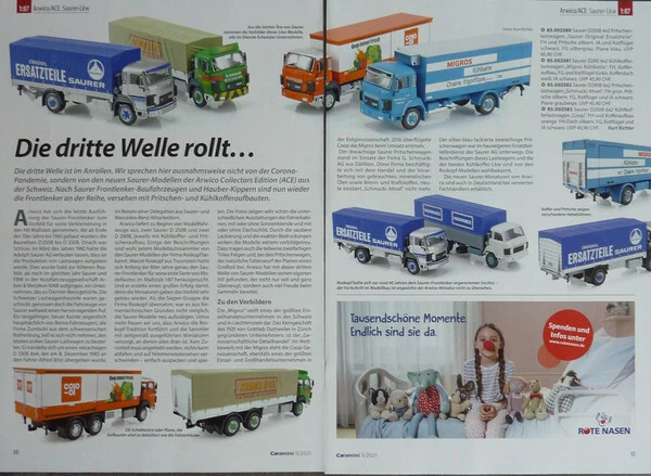 SAURER LKW MODELLE in 1-87 von Arwico.....ein Modellbericht #2105c EUR ...