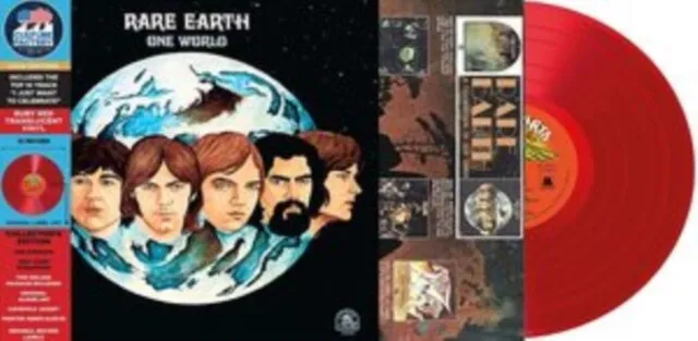 RARE EARTH - ONE WORLD RED TRANSLUCENT VINYL - New Vinyl Record - B11501z