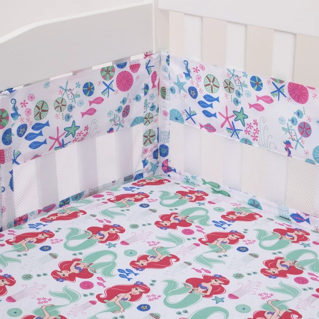 The Little Mermaid: Ariel Ocean Beauty Secure-Me Crib Liner by Disney Baby