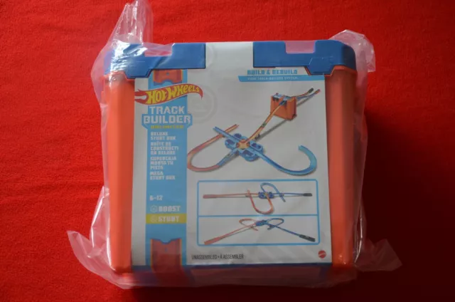 Hot Wheels Track Builder Deluxe Stunt Box + GGP93 + Auto + Strecke + NEU & OVP +