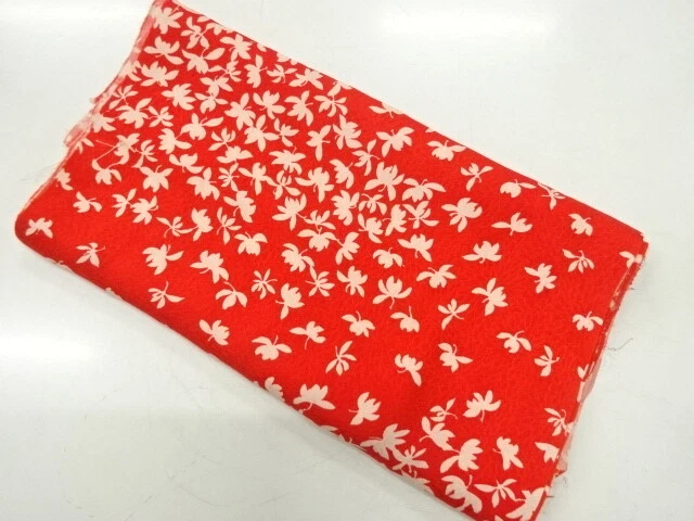 45978# Japanese Kimono / Araihari For Juban / Flowers
