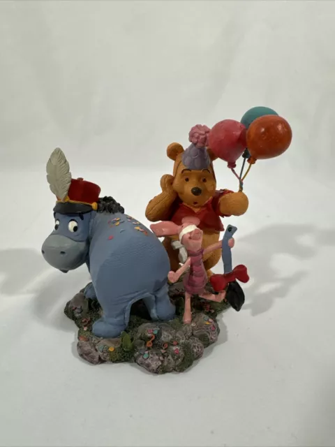 Disney Simply Pooh “Wishing You Birthday Merriment and Such” Figurine Sculpture