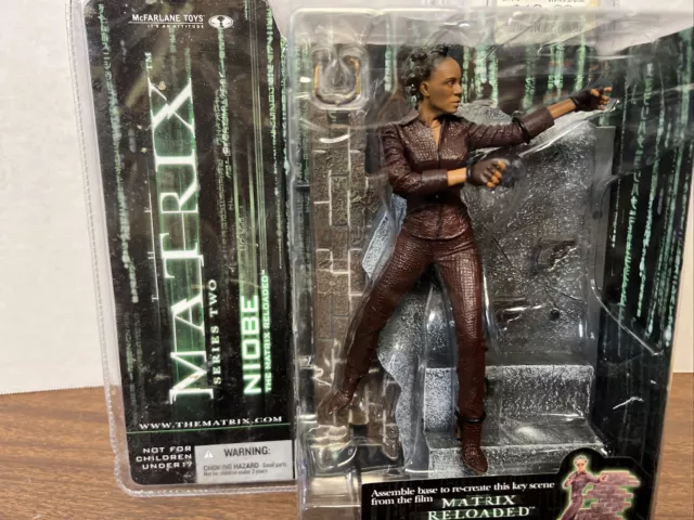 Figura de acción McFarlane Matrix Reloaded 2003 - Niobe - Serie 2