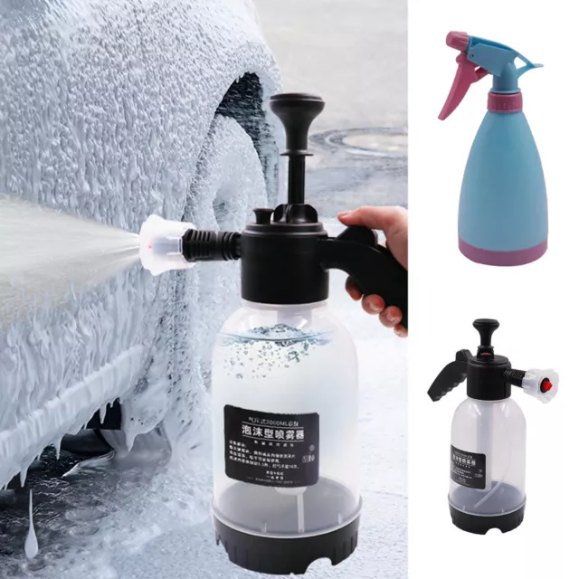 Handheld Foam Cannon High Pressure Pump Sprayer Car Wash Cleaning Water Bottle