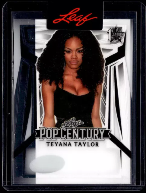 2023 Leaf Pop Century Proof Clear White Teyana Taylor 1/1