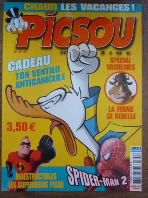 PICSOU MAGAZINE N°390 / Disney Hachette Presse 07-2004