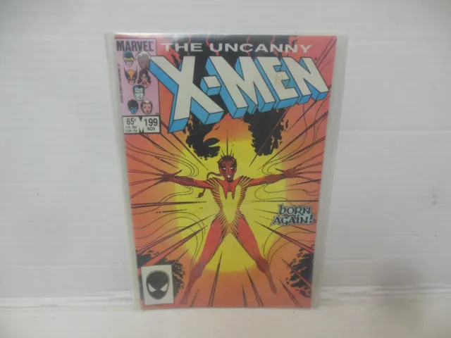 MARVEL comic UNCANNY X-MEN #199 NM- 1ST APP OF PHOENIX
