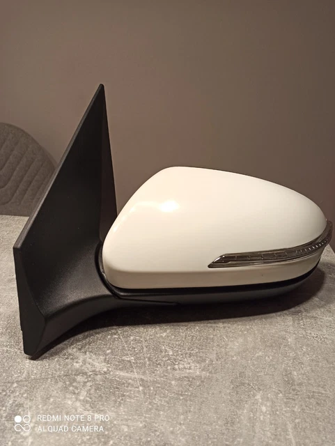 Specchietto Retrovisore Esterno Sinistro Per Hyundai I20 MK2 (GB/IB) 2015-2020, 5 Pin, Colore Bianco