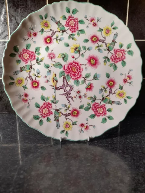 Old Foley James Kent CHINESE ROSE Plate ( lrg) Made In England