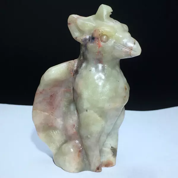 87g Natural Crystal.amazonite.Hand-carved.Exquisite GRIFFIN.statues.gift24