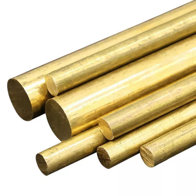 Brass Round Bar Rod CZ121 - 4mm 5mm 6mm 8mm 10mm 12mm Metric *