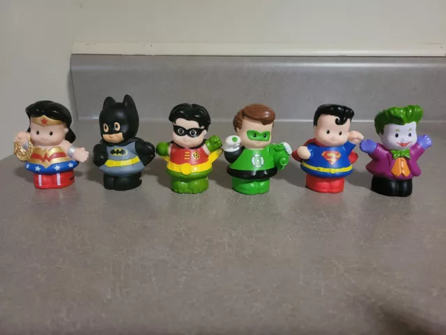 Little People Super Hero/ Villans 6 Pieces