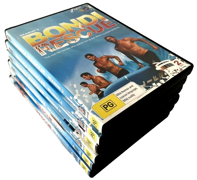 Dvd Australian Series Bondi Rescue Season 1 2 3 4 5 6 R4 Like New 58