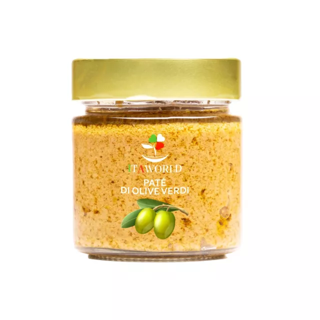 ITAWORLD - Paté di Olive Verdi in Olio EVO - 180 Gr