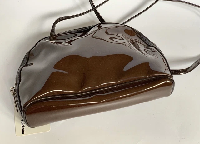 BORSA POCHETTE CLUTCH bag brown Baldinini nuova con etichetta EUR