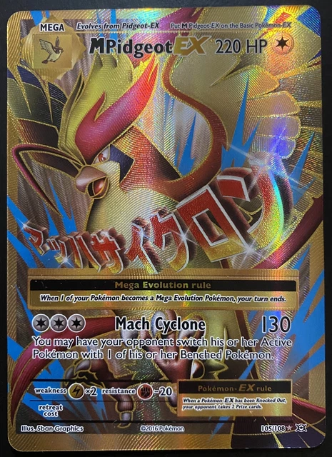 MEGA PIDGEOT EX!! Full Art!! Error Miscut Off Center!! Evolutions!! Pokemon TCG! $24.99 - PicClick MEGA PIDGEOT EX!! Full Art!! Error Miscut Off Center!! Evolutions!! Pokemon TCG! $24.99 - PicClick