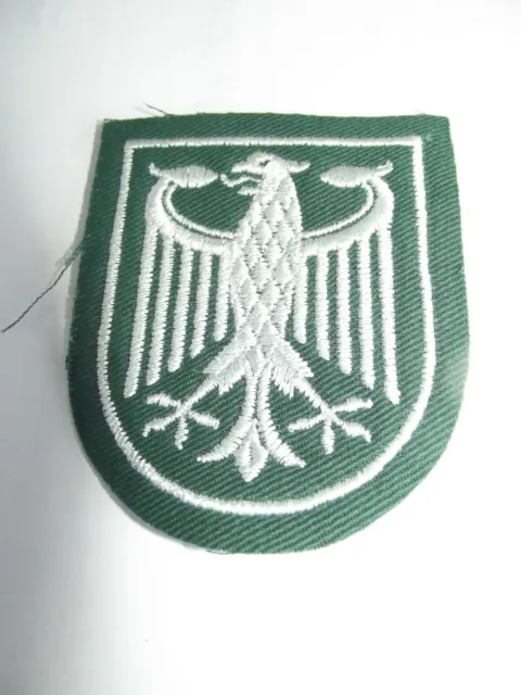 Uniform Aufnäher Patch Bundesadler Grün / Weiss Bundesgrenzschutz