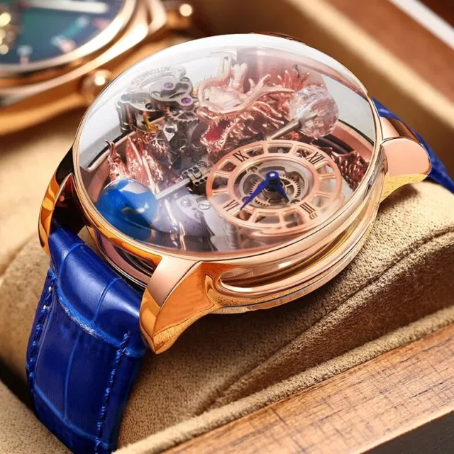 New Fashion Quartz Wristwatches PINDU Mens For Watches Mechanical Style Solar