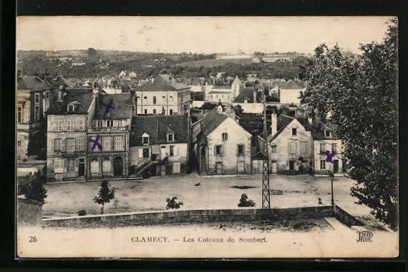 CPA Clamecy, Les Coleaux de Sombert