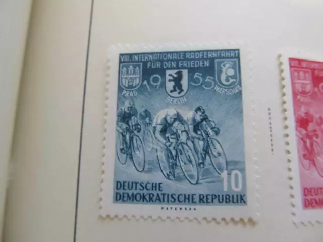 DDR Germany Democratic Republic 1955 10pf fine mh* stamp A11P8F146