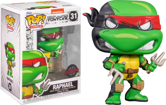 TEENAGE MUTANT NINJA Turtles RAPHAEL POP COMICS FIGURE From Funko ...