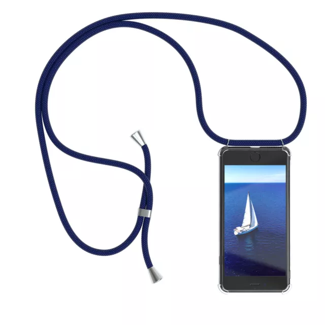 Pour OnePlus 7 Pro Coque Avec Chaîne Ruban Corde Portable Soft Case Bandoulière