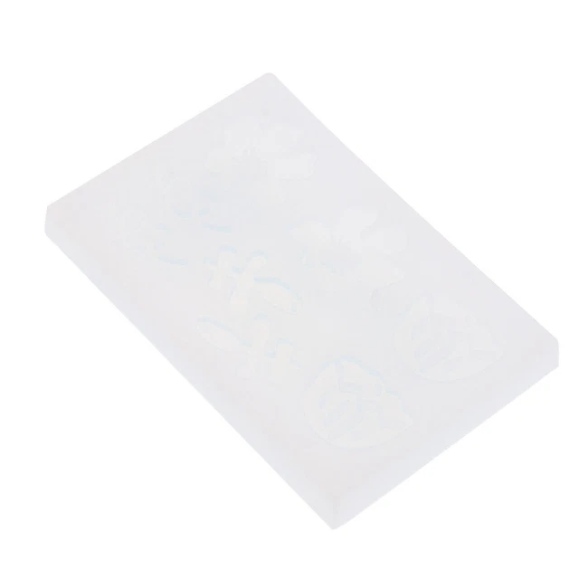 1 pieza molde colgante de resina molde forma llavero forma silicona