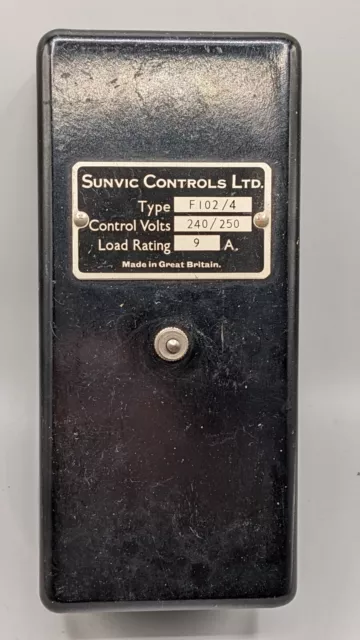 Vintage Sunvic Controls F102/4 Energy Regulator Control Device 9A Load Rating