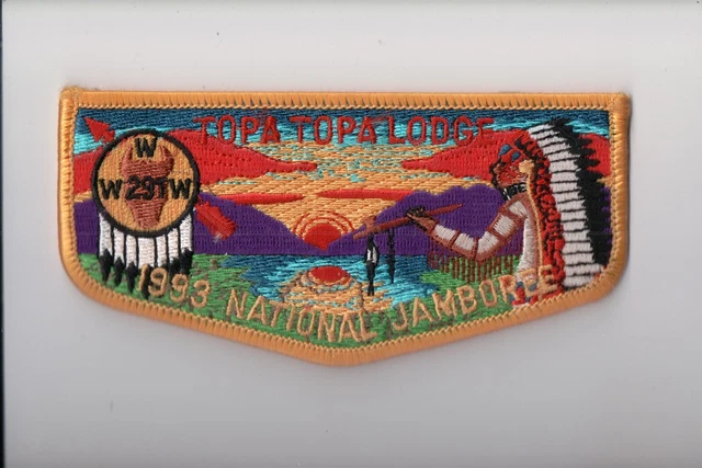 Lodge 291 Topa Topa S-53 1993 National Jamboree OA flap (NO)