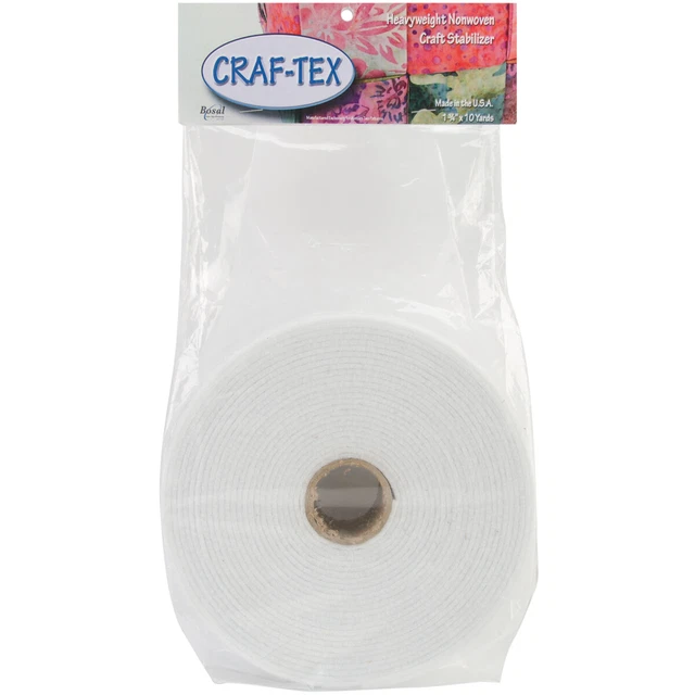 Bosal Craf-Tex no tejido coser en blanco 1,75"X10yd -AT-437
