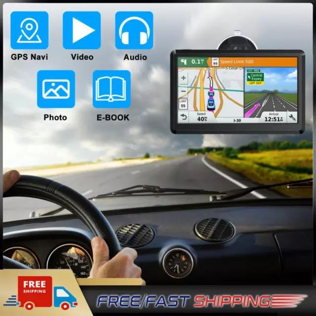 7 Zoll HD Auto GPS Navigation 256 MB + 8G Sat Nav Touchscreen USB TF (US)