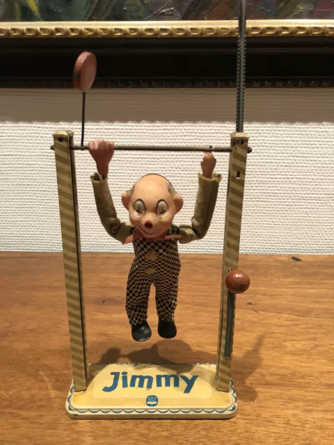 Antikes Blechspielzeug Jimmy, der Clown von ARNOLD