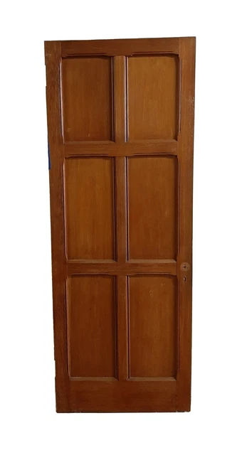 Arts & Crafts 6 Pane Oak Passage Door 77.25 x 29