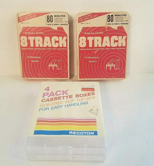 8 TRACK TAPE cassette case Realistic cassette case Tape it Yourself