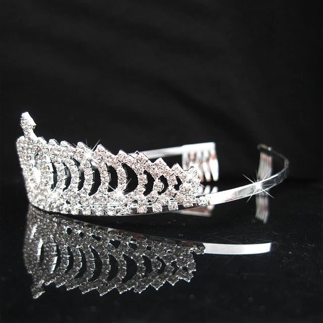 Copricapo Moda Strass Corona Lega Delicata Copricapo Accessori Capelli