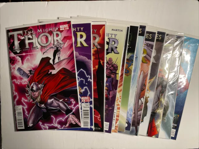 Mighty Thor #1-12 (2011) 9.4 NM Marvel High Grade Comic Book Set Fear Itself