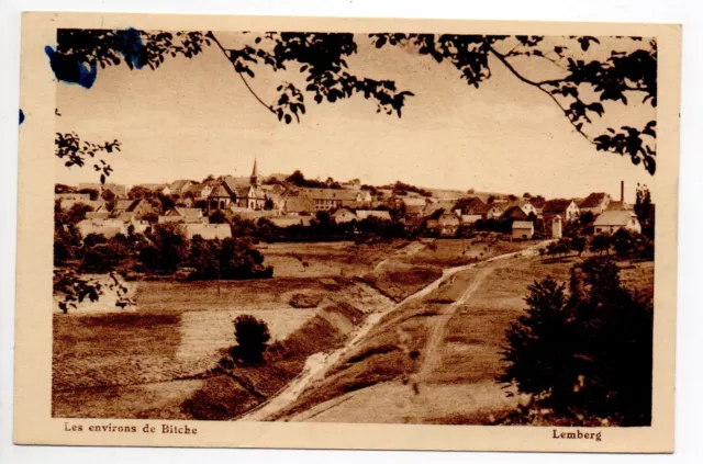 LEMBERG  Moselle CPA 57 vue generale