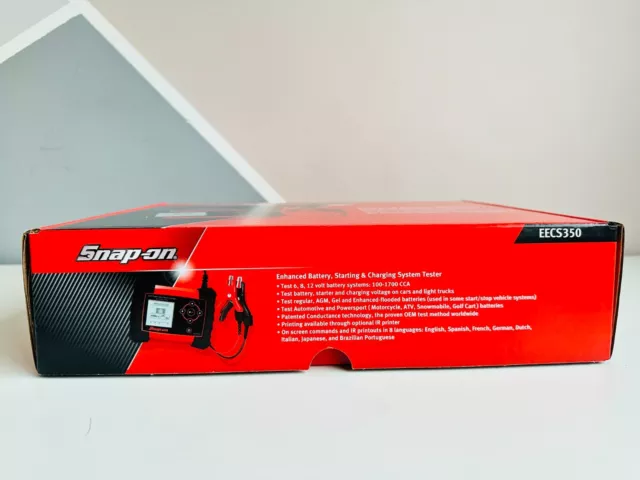 *NEW* Snap On Enhanced Battery, Starting & Charging System Tester EECS350 3